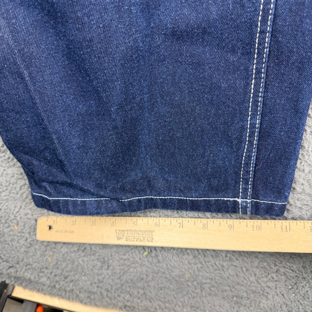 Southpole Authentic Collection Mens 36 Baggy Wide Leg Indigo Denim Jeans Y2K - Picture 6 of 8
